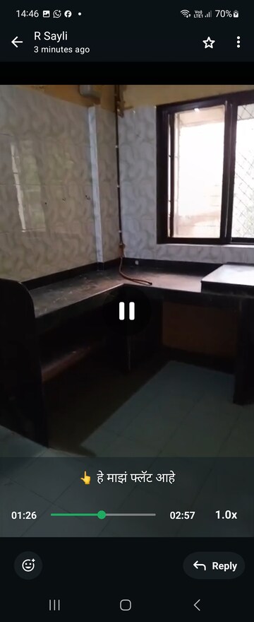 Kitchen in 1 BHK Apartment at Aboli Estate, Dombivli East – for Sale