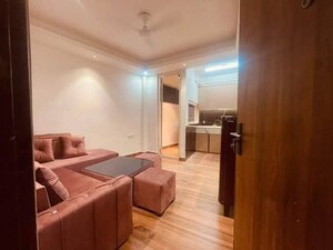 Living Room in 1 BHK Apartment at Freedom Fighters Enclave – for Rent