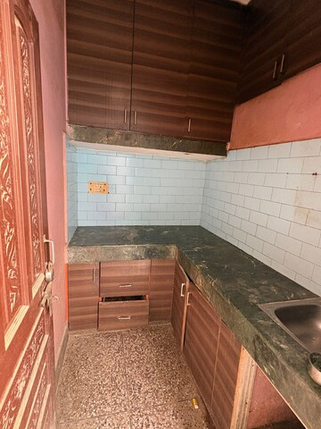 Kitchen in 1 BHK Builder Floor at Saket – for Rent