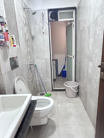 Bathroom in 2 BHK Apartment at Omkar Ananta, Goregaon East – for Rent