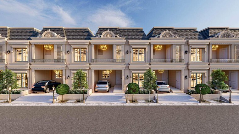 Exterior View, bbd-green-city 4 Bedroom 1500 Sq.Ft. Villa In Gomti Nagar Lucknow 9517455