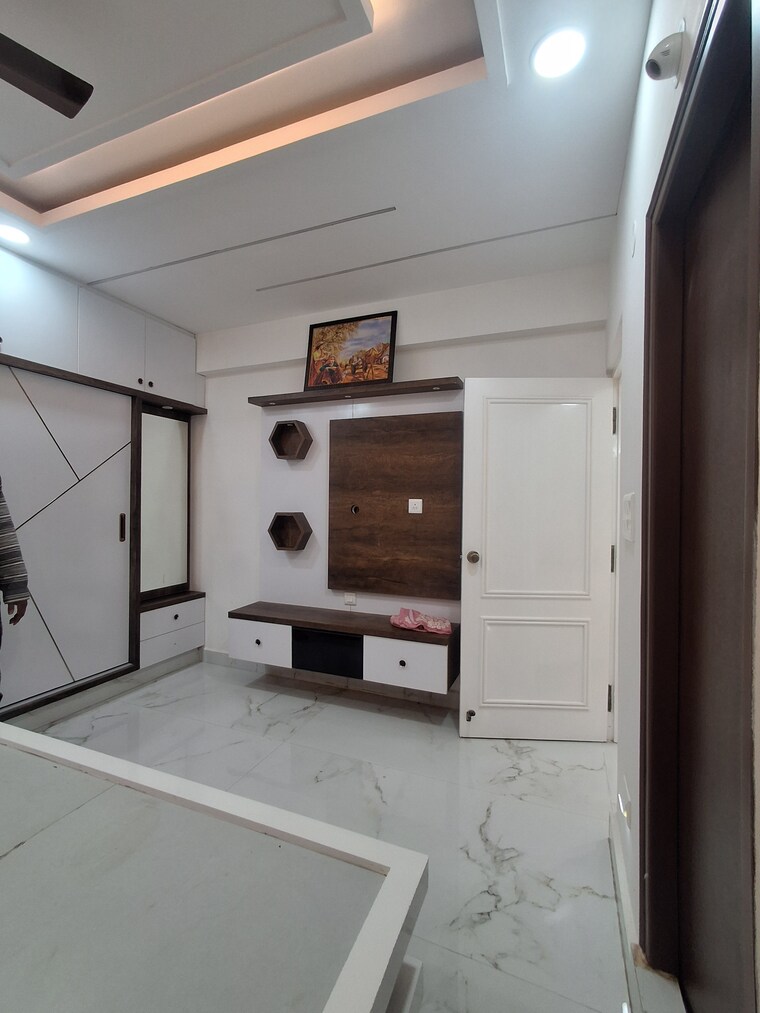 Bedroom, kondapur 3 Bedroom 1400 Sq.Ft. Apartment In Kondapur Hyderabad 9517660