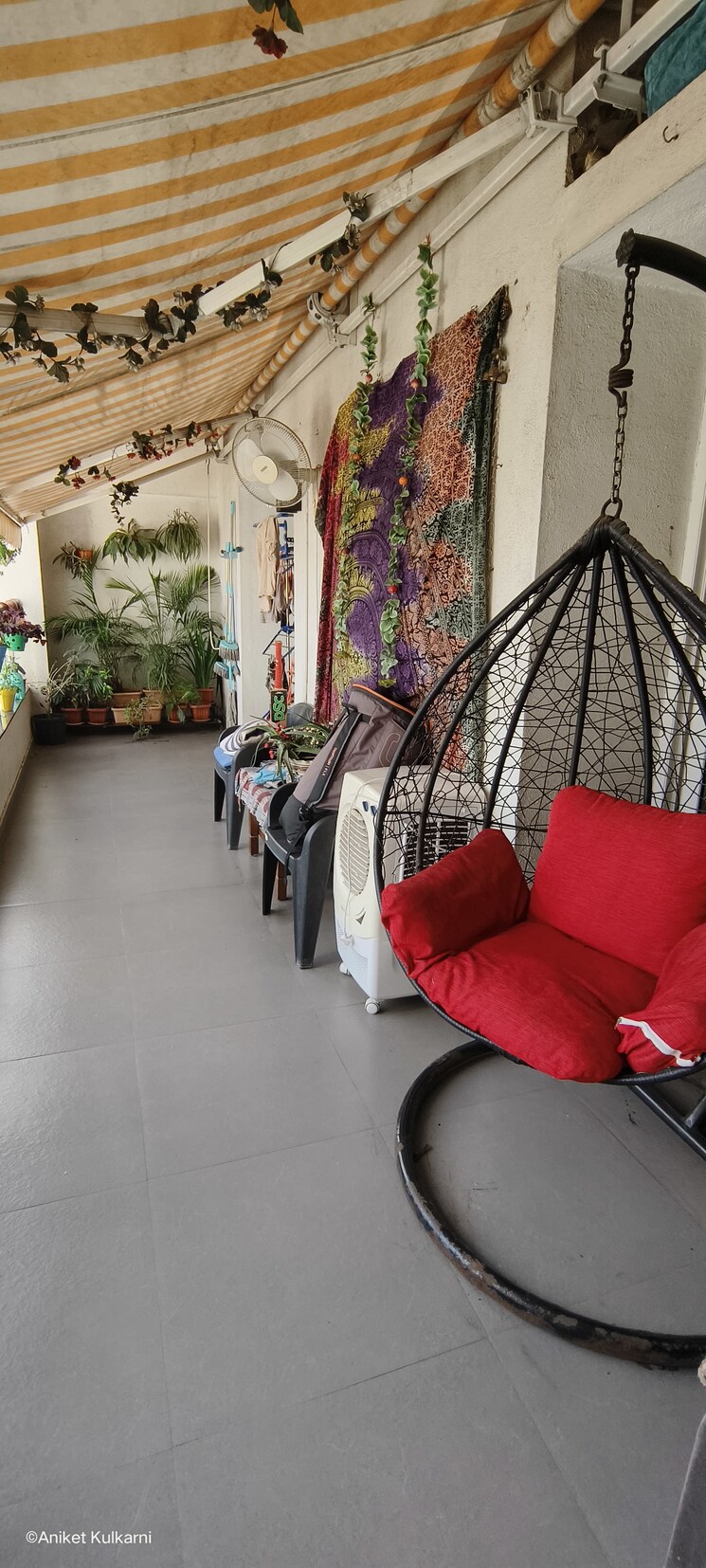 Balcony, kothrud 2 Bedroom 1200 Sq.Ft. Apartment In Kothrud Pune 9517658