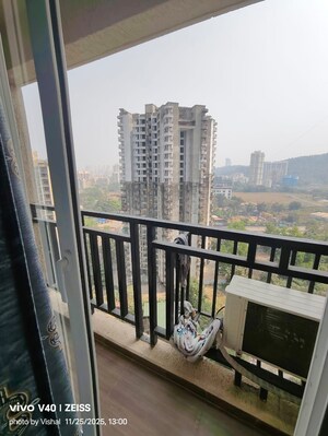 Balcony in 1 BHK Apartment at Raunak Bliss, Ghodbunder Road – for Rent