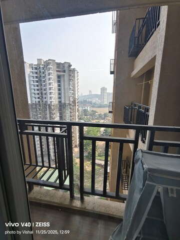 Balcony in 1 BHK Apartment at Raunak Bliss, Ghodbunder Road – for Rent