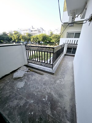 Balcony in 4 BHK Builder Floor at Sushant Lok I – for Sale