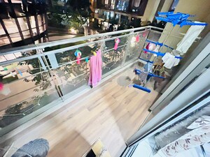 Balcony in 2 BHK Apartment at Amanora Adreno Towers, Hadapsar – for Rent