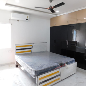 Bedroom in 3 BHK Builder Floor at Kondapur – for Rent