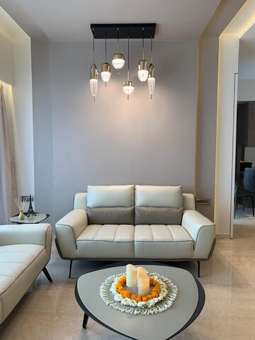 Living Room in 3 BHK Apartment at Omkar Alta Monte, Malad East – for Sale