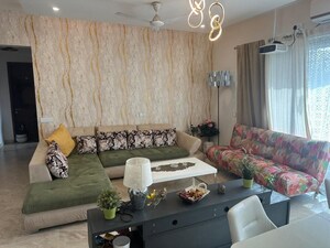 Living Room in 3 BHK Apartment at Magarpatta Sylvania, Hadapsar – for Sale