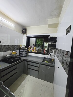 Kitchen in 2 BHK Apartment at Satellite Tower, Goregaon East – for Sale
