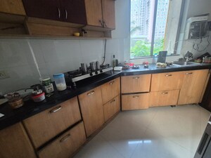 Kitchen in 2 BHK Apartment at Oberoi Realty Park View, Kandivali East – for Rent