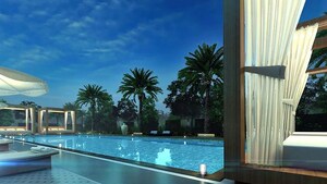 Swimming Pool in 3 BHK Apartment at Enpar Lotus 101 Worli Residences, Lower Parel – for Rent
