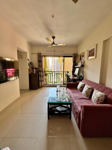 Living Room in 1 BHK Apartment at Unnathi Woods Phase 3, Ghodbunder Road – for Sale
