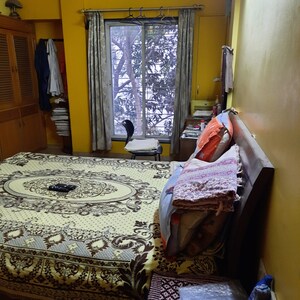 Bedroom in 3 BHK Apartment at Varsha Woodside Villa, Aundh – for Sale