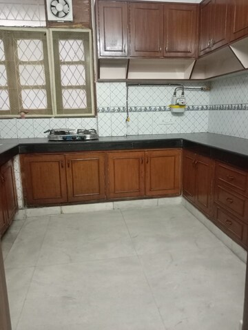 Kitchen in 3 BHK Builder Floor at Lajpat Nagar ii – for Rent