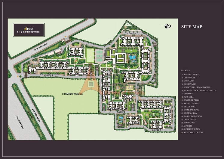 Master Plan, ireo-the-corridors 3.5 Bedroom 1920 Sq.Ft. Apartment In Sector 67a Gurgaon 9518757