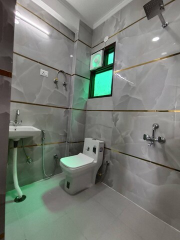 Bathroom in 1 BHK Builder Floor at Chattarpur – for Rent
