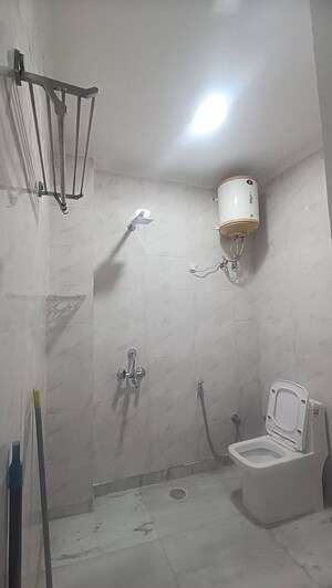 Bathroom in 1 BHK Builder Floor at Chattarpur – for Rent