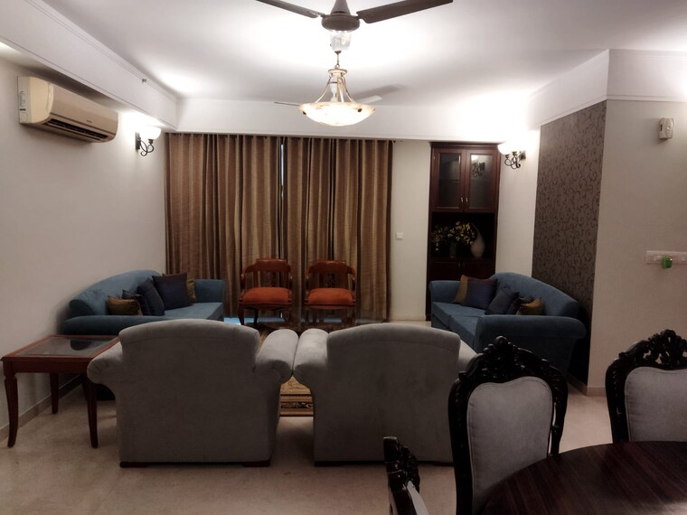 Living Room, dlf-park-place 4 Bedroom 2700 Sq.Ft. Apartment In Sector 54 Gurgaon 9518894