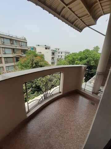 Balcony in 3 BHK Builder Floor at New Friends Colony – for Rent