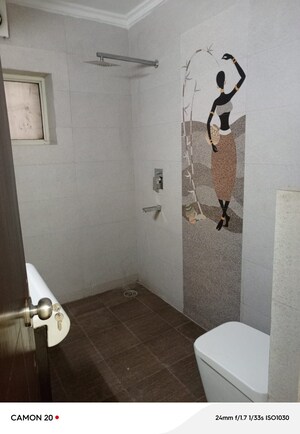 Bathroom in 3 BHK Builder Floor at Vasant Kunj – for Rent