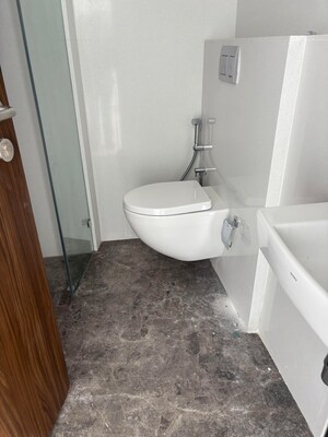 Bathroom in 3 BHK Apartment at Lodha The Park, Worli – for Rent