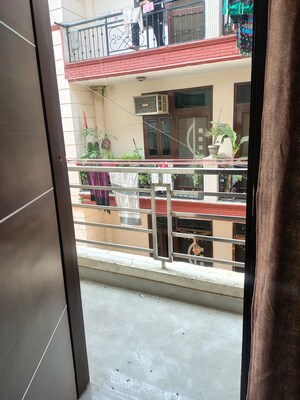 Balcony in 2 BHK Builder Floor at Panchsheel Vihar – for Rent