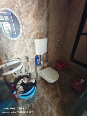 Bathroom in Studio Apartment at Haware Dahlia, Kasarvadavali – for Rent