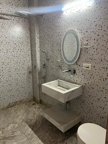 Bathroom in 3 BHK Builder Floor at Sukhdev Vihar – for Rent
