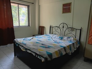 Bedroom in 1 BHK Apartment at Vasant Leela Complex, Vijay Nagari – for Rent