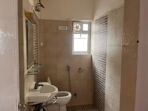 Bathroom in 2 BHK Apartment at DDA Rosewood Apartments, Vasant Kunj – for Rent