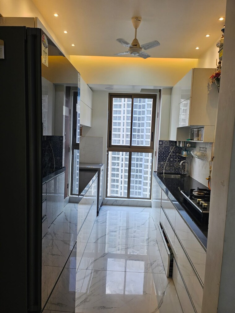 Kitchen, raymond-ten-x-vibes 4 Bedroom 1270 Sq.Ft. Apartment In J K Gram Thane 9519849