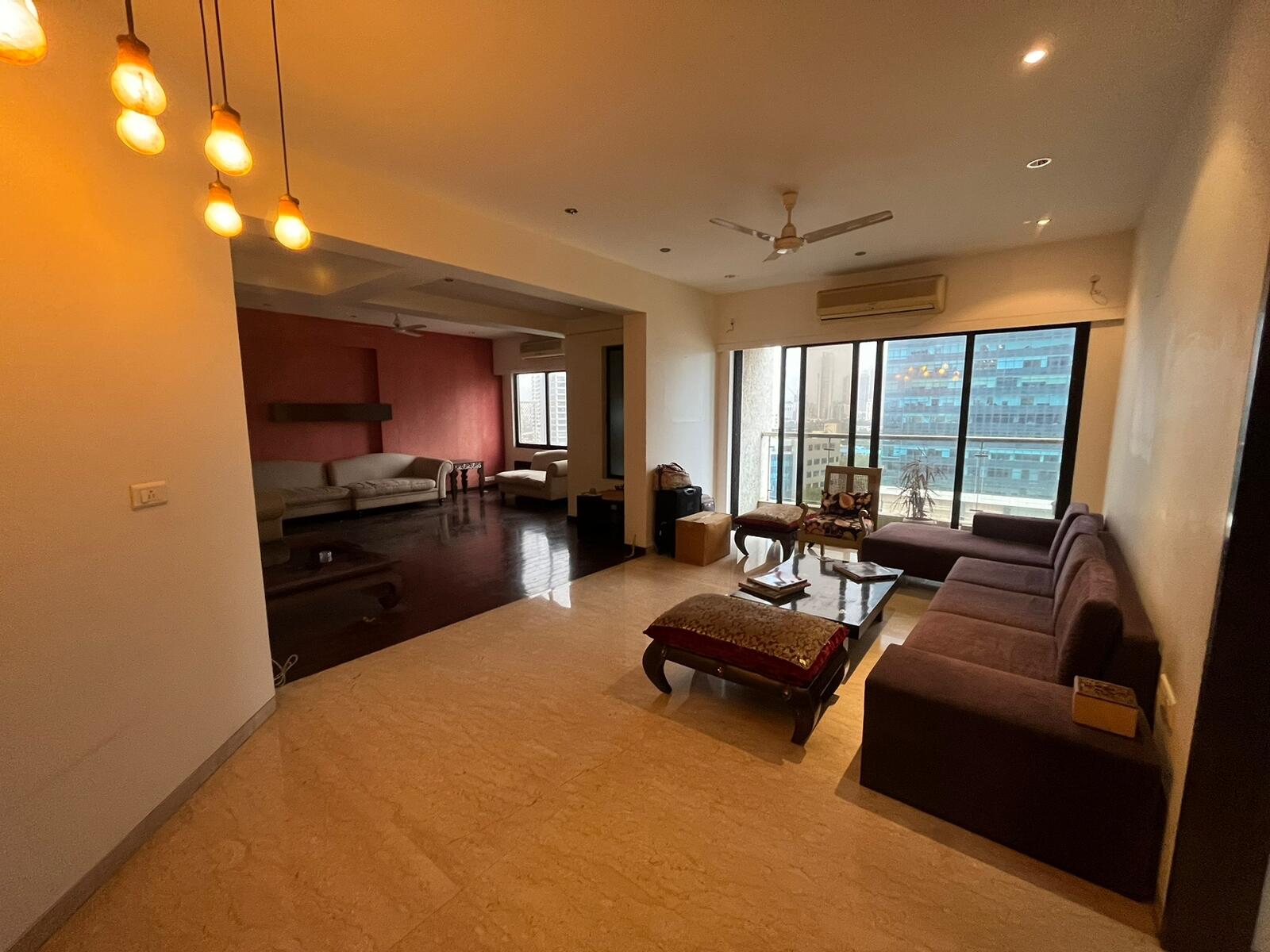 3 BHK + Servant Room Apartment For Rent in  Lower Parel, Mumbai