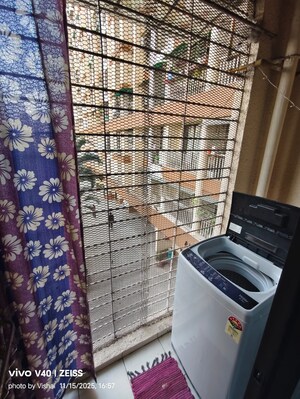 Balcony in 2 BHK Apartment at Coral Heights, Kavesar – for Rent