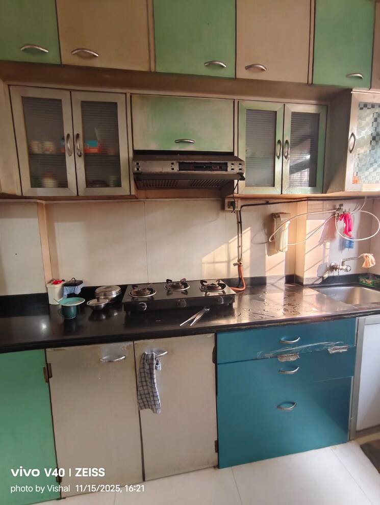 Kitchen, vijay-villas 2 Bedroom 650 Sq.Ft. Apartment In Ghodbunder Road Thane 9519910