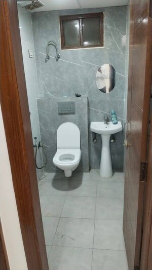 Bathroom in 2 BHK Builder Floor at Chattarpur – for Rent