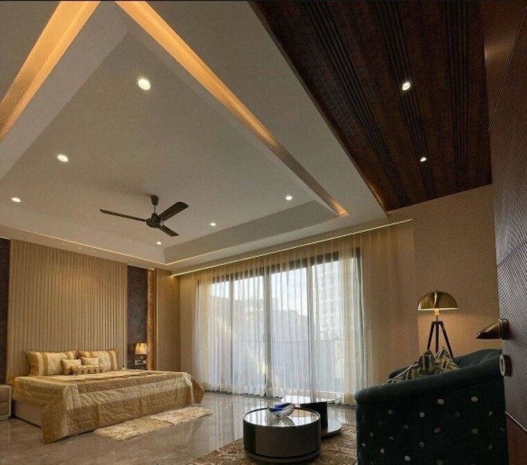 Master Bedroom, greater kailash ii 4 Bedroom 3600 Sq.Ft. Builder Floor In Greater Kailash ii Delhi 9520375
