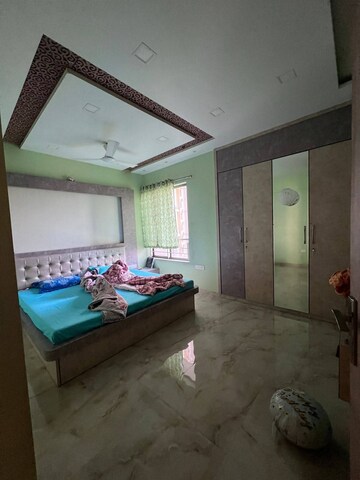 Bedroom in 3 BHK Apartment at Lodha Luxuria, Majiwada – for Rent