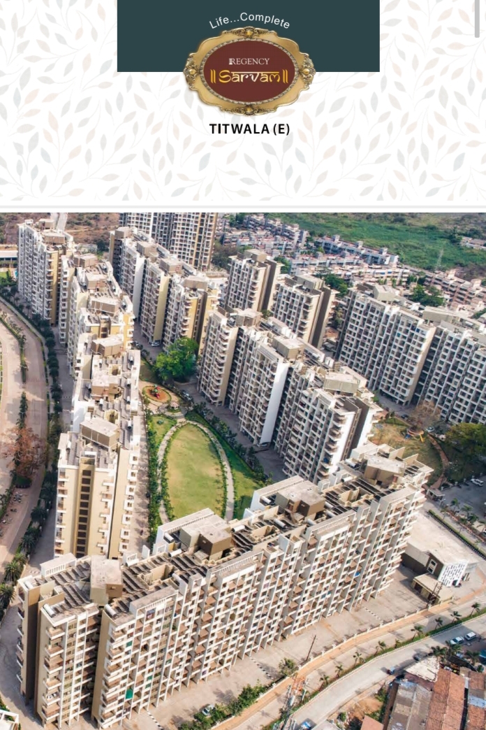 1 BHK + Study Room Apartment For Sale in Regency Sarvam