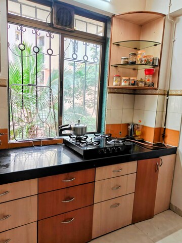 Kitchen in 1 BHK Apartment at Kashish Park Apartment, Lal Bahadur Shastri Road – for Rent