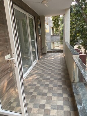 Balcony in 4 BHK Builder Floor at South City 2 – for Rent