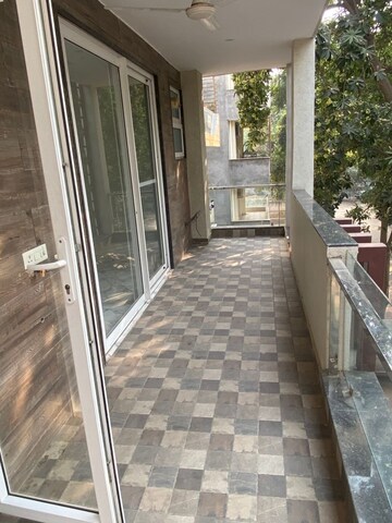 Balcony in 4 BHK Builder Floor at South City 2 – for Rent