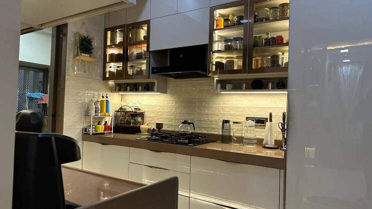 Kitchen, lodha-luxuria-priva 3 Bedroom 1500 Sq.Ft. Apartment In Majiwada Thane 9520460
