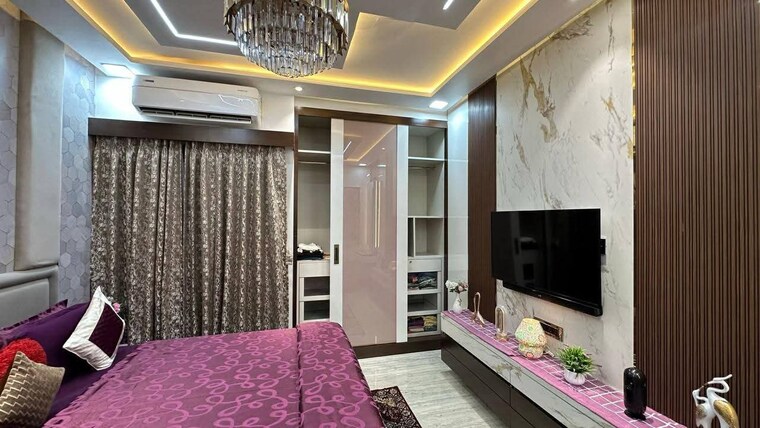 Bedroom, lodha-luxuria-priva 3 Bedroom 1500 Sq.Ft. Apartment In Majiwada Thane 9520460