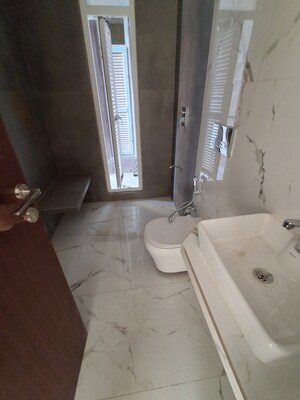Bathroom in 3 BHK Apartment at Ruparel Palacio Phase 1, Kandivali West – for Rent
