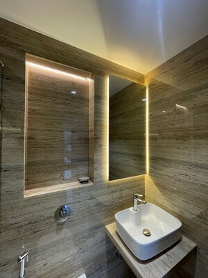 Bathroom in 3 BHK Apartment at Khar West – for Rent