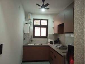 Kitchen in 2 BHK Builder Floor at Unitech South City 1, South City 1 – for Rent