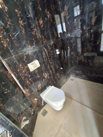 Bathroom in 3 BHK Apartment at Ruparel Palacio Phase 1, Kandivali West – for Rent