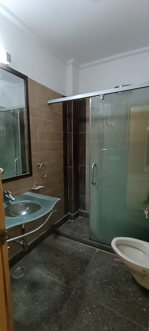 Bathroom in 3 BHK Builder Floor at Kalkaji – for Rent